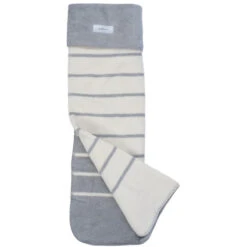 Zaffiro Grijs & Ecru Gestreept 100 X 150 Cm Ledikantdeken 15366 6 Zaffiro Grijs & Ecru Gestreept 100 X 150 Cm Ledikantdeken 15366 -Babyproducten 23481 grijsecrustrepenlengte