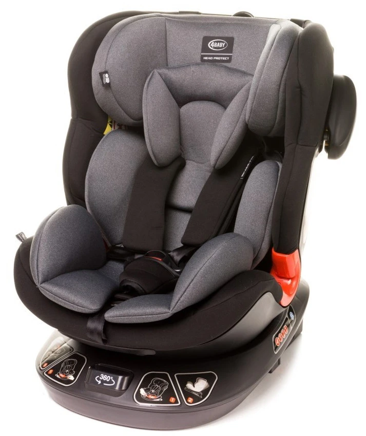 4Baby Space-Fix 2022 Grey 360º 0-36 Kg Autostoel 2 4Baby Space-Fix 2022 Grey 360º 0-36 Kg Autostoel - Afbeelding 2