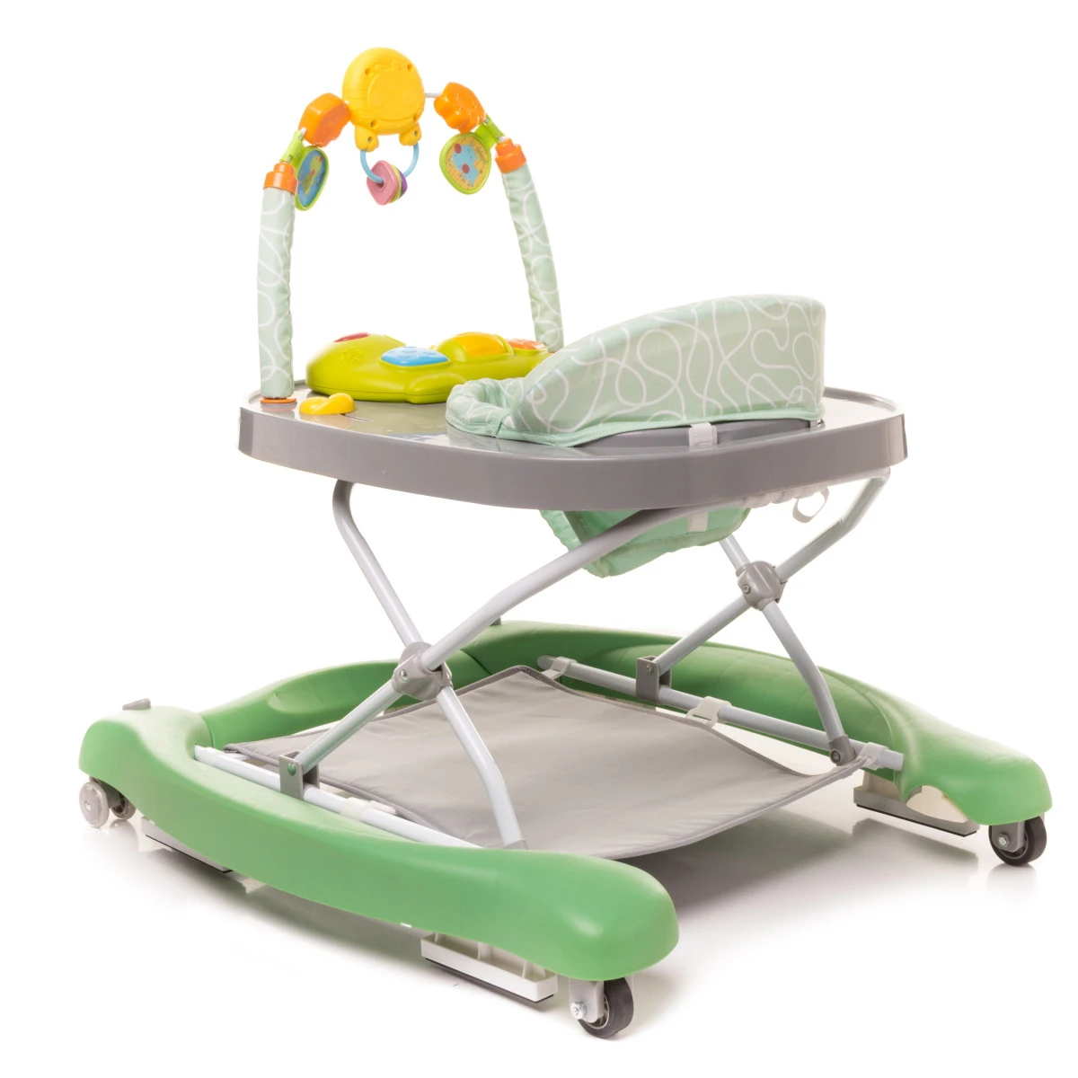 4Baby Swing'n Push Green 3- In-1 Loopstoel Met Schommelfunctie 3 4Baby Swing'n Push Green 3- In-1 Loopstoel Met Schommelfunctie - Afbeelding 3