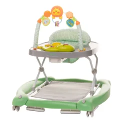 4Baby Swing'n Push Green 3- In-1 Loopstoel Met Schommelfunctie