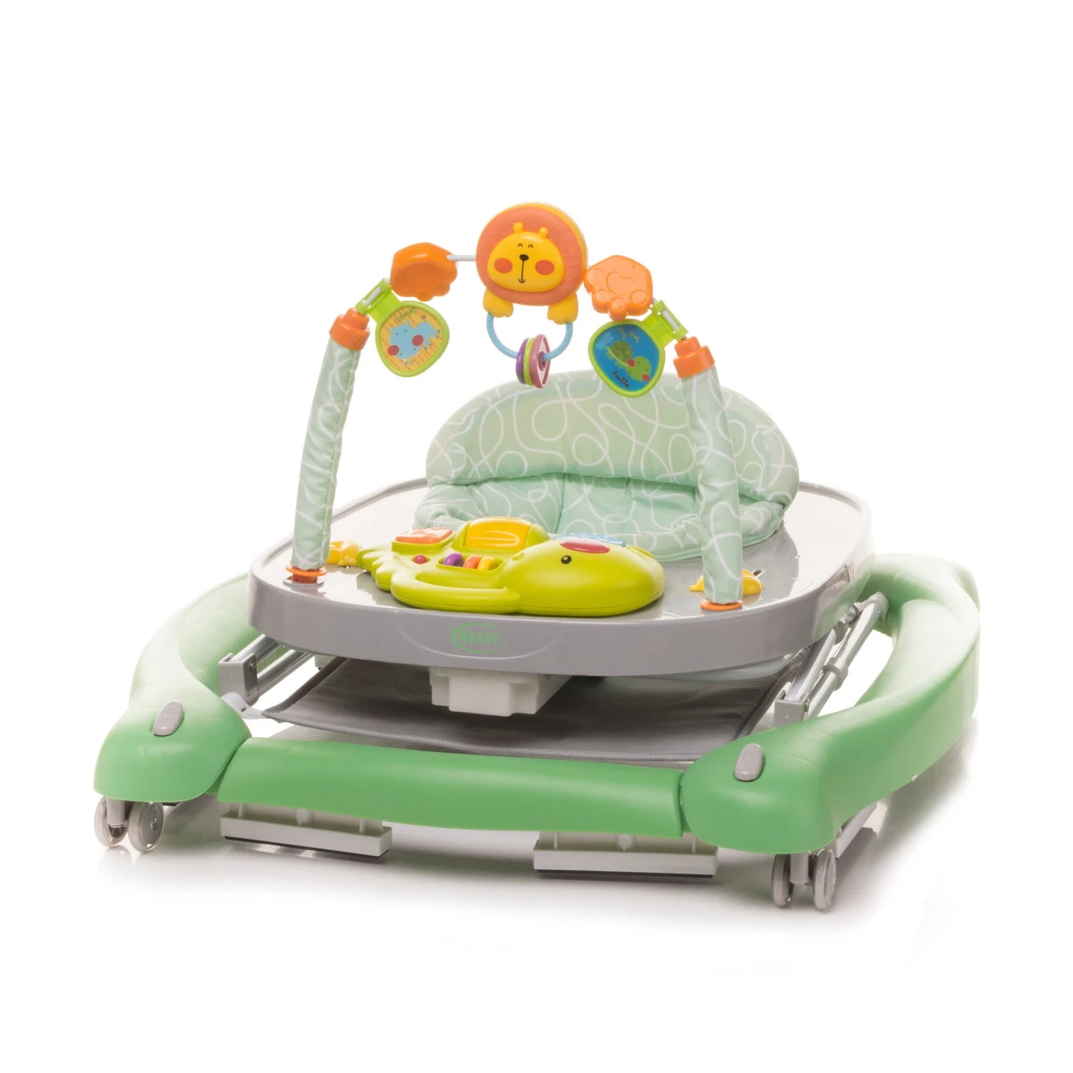 4Baby Swing'n Push Green 3- In-1 Loopstoel Met Schommelfunctie 9 4Baby Swing'n Push Green 3- In-1 Loopstoel Met Schommelfunctie - Afbeelding 9
