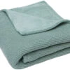 Jollein Basic Knit Forest Green / Fleece 75 X 100 Cm Wiegdeken 517-511-65219