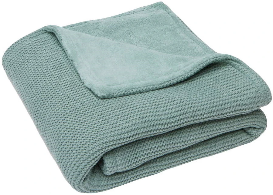 Jollein Basic Knit Forest Green / Fleece 75 X 100 Cm Wiegdeken 517-511-65219 1 Jollein Basic Knit Forest Green / Fleece 75 X 100 Cm Wiegdeken 517-511-65219