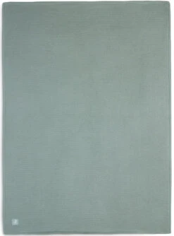 Jollein Basic Knit Forest Green / Fleece 100 X 150 Cm Ledikantdeken 517-522-65219 -Babyproducten Jollein Basic Knit Forest Green Fleece 100 x 150 cm Ledikantdeken 517 522 65219 2