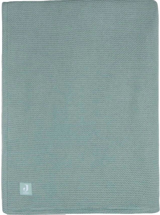 Jollein Basic Knit Forest Green / Fleece 75 X 100 Cm Wiegdeken 517-511-65219 2 Jollein Basic Knit Forest Green / Fleece 75 X 100 Cm Wiegdeken 517-511-65219 - Afbeelding 2