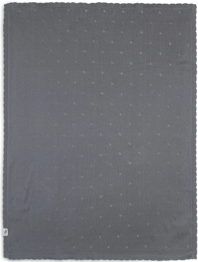 Jollein Pointelle Storm Grey 75 X 100 Cm Wiegdeken 516-511-66064 2 Jollein Pointelle Storm Grey 75 X 100 Cm Wiegdeken 516-511-66064 - Afbeelding 2