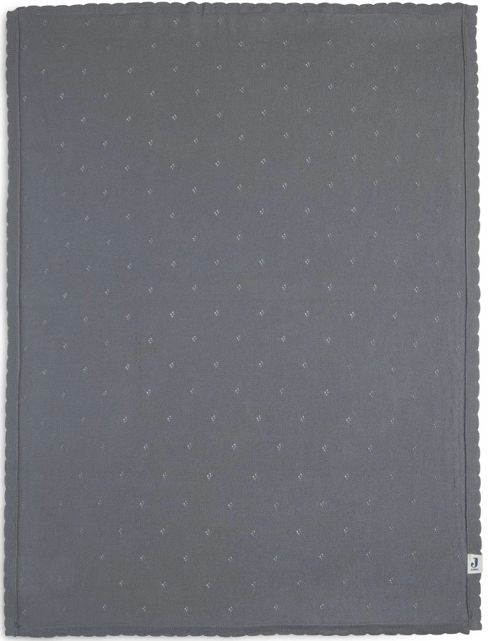Jollein Pointelle Storm Grey 75 X 100 Cm Wiegdeken 516-511-66064 3 Jollein Pointelle Storm Grey 75 X 100 Cm Wiegdeken 516-511-66064 - Afbeelding 3