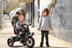 Lorelli Jaguar Deluxe Grey Driewieler 1005039-2102 -Babyproducten Lorelli Jaguar Deluxe Grey Driewieler 1005039 2102 11