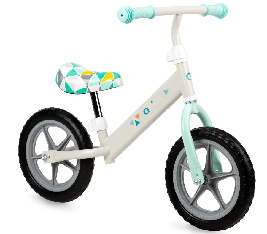 QKids Fleet Balance Bike Grey Triangles Loopfiets QKIDS00001 1 QKids Fleet Balance Bike Grey Triangles Loopfiets QKIDS00001