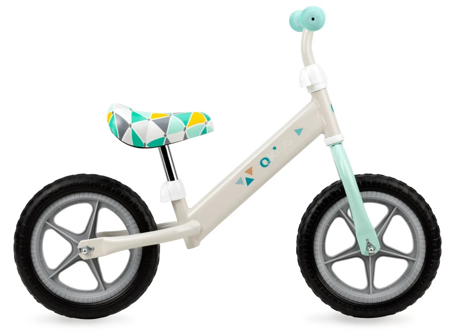 QKids Fleet Balance Bike Grey Triangles Loopfiets QKIDS00001 2 QKids Fleet Balance Bike Grey Triangles Loopfiets QKIDS00001 - Afbeelding 2