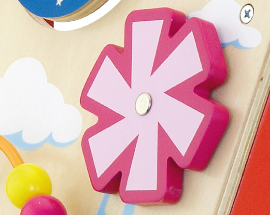 Viga Activity Walker Multicolor Houten Loopwagen 50950 7 Viga Activity Walker Multicolor Houten Loopwagen 50950 - Afbeelding 7