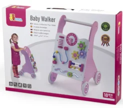 Viga Activity Walker Roze Houten Loopwagen 50178 16 Viga Activity Walker Roze Houten Loopwagen 50178 -Babyproducten Viga Activity Walker Roze Houten Loopwagen 50178 8