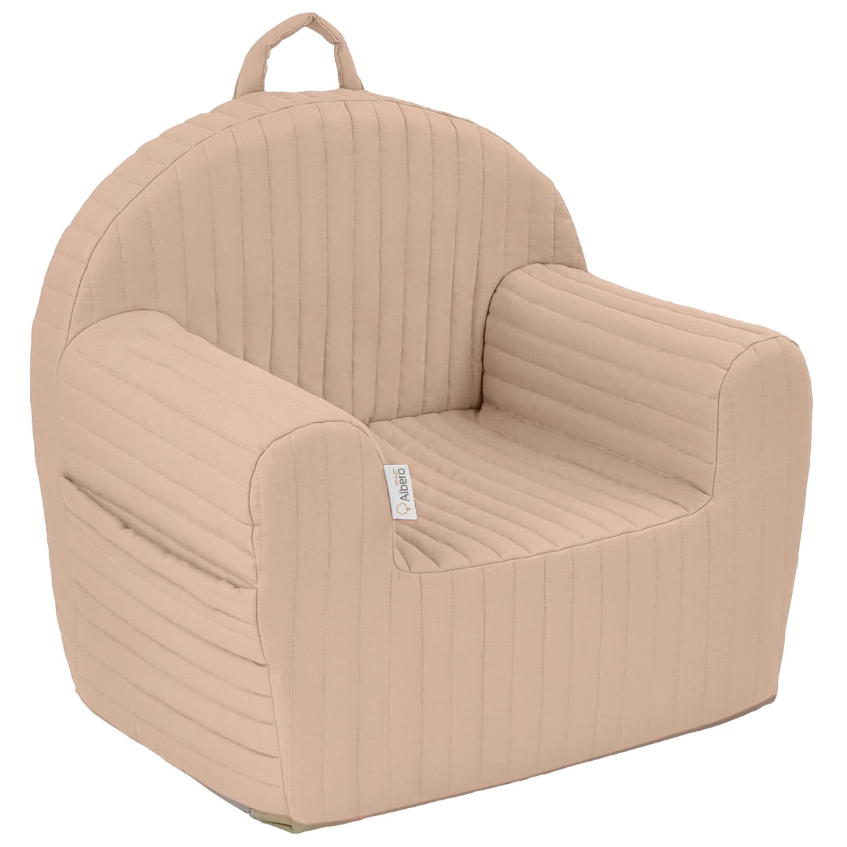 Albero Mio Stripe Nougat Kinderfauteuil 1 Albero Mio Stripe Nougat Kinderfauteuil