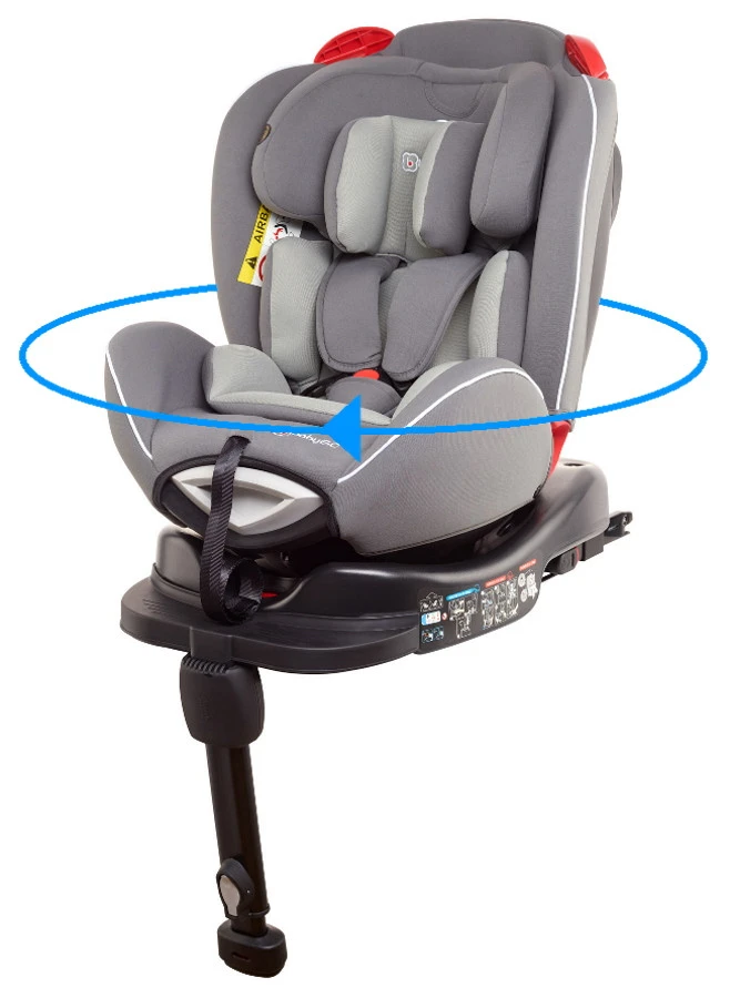 Babygo Fixleg Grey Isofix 360° Autostoel 0-25 Kg 2702 1 Babygo Fixleg Grey Isofix 360° Autostoel 0-25 Kg 2702