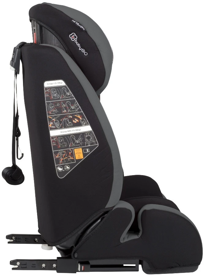Babygo Free Grijs Isofix Autostoel 9-36 Kg 2402 2 Babygo Free Grijs Isofix Autostoel 9-36 Kg 2402 - Afbeelding 2