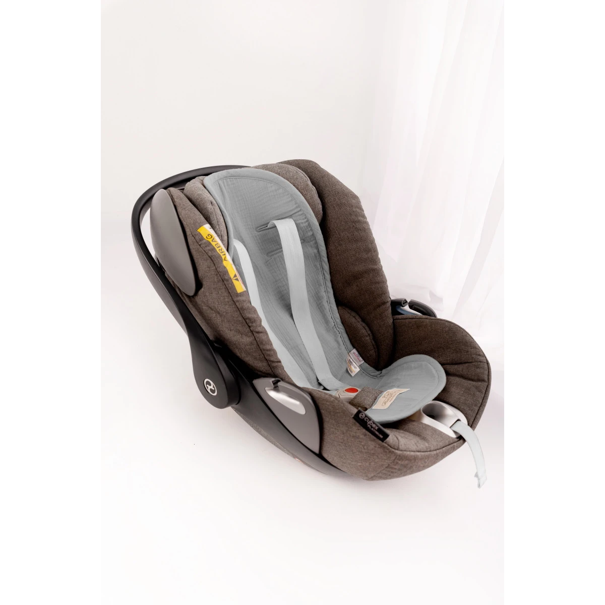 Babymatex Muslin Paddi Dark Grey Inlegkussen TB0440_44 3 Babymatex Muslin Paddi Dark Grey Inlegkussen TB0440_44 - Afbeelding 3