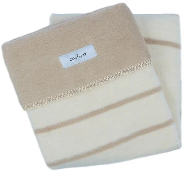 Zaffiro Ecru & Beige Gestreept 75 X 100 Cm Wiegdeken 15090 1 Zaffiro Ecru & Beige Gestreept 75 X 100 Cm Wiegdeken 15090
