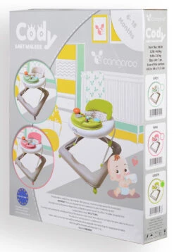 Cangaroo Baby Walker Cody Green Loopstoel 3968 14 Cangaroo Baby Walker Cody Green Loopstoel 3968 -Babyproducten cangaroo baby walker cody green loopstoel 3968 7