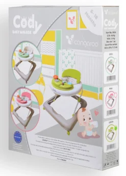 Cangaroo Baby Walker Cody Grey Loopstoel 3944 14 Cangaroo Baby Walker Cody Grey Loopstoel 3944 -Babyproducten cangaroo baby walker cody grey loopstoel 3944 7
