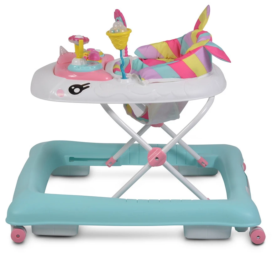 Cangaroo Baby Walker Unicorn Blue Loopstoel 4033 - Afbeelding 4