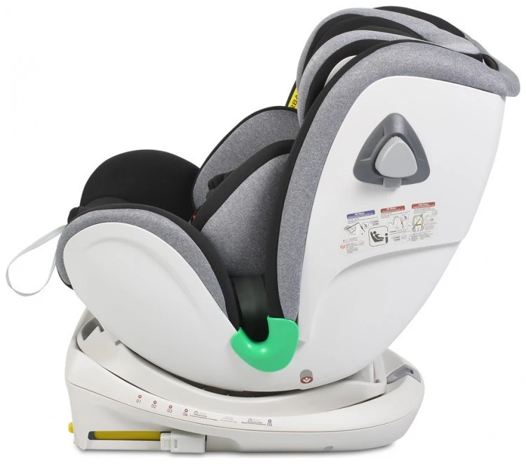 Cangaroo General Grey I-Size 360° Autostoel 0-18 Kg 0243 6 Cangaroo General Grey I-Size 360° Autostoel 0-18 Kg 0243 - Afbeelding 6