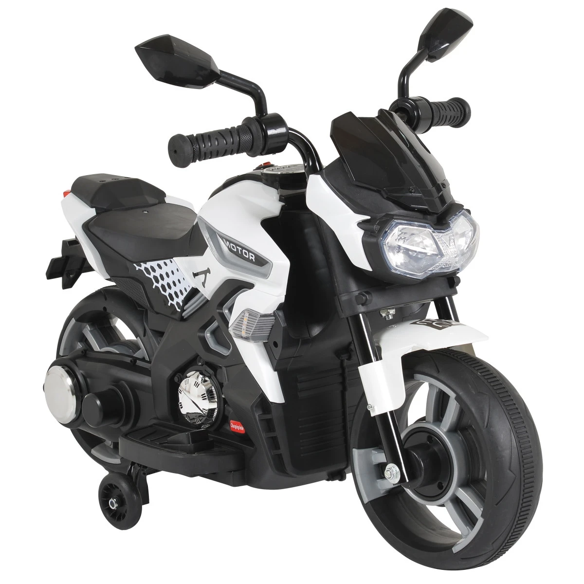 Cangaroo Houston White Elektrische Kinder Motor 110243 1 Cangaroo Houston White Elektrische Kinder Motor 110243