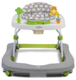 Cangaroo Walker Zoo Grey Loopstoeltje 107481 8 Cangaroo Walker Zoo Grey Loopstoeltje 107481 -Babyproducten cangaroo walker zoo grey 2 in 1 loopstoeltje 5