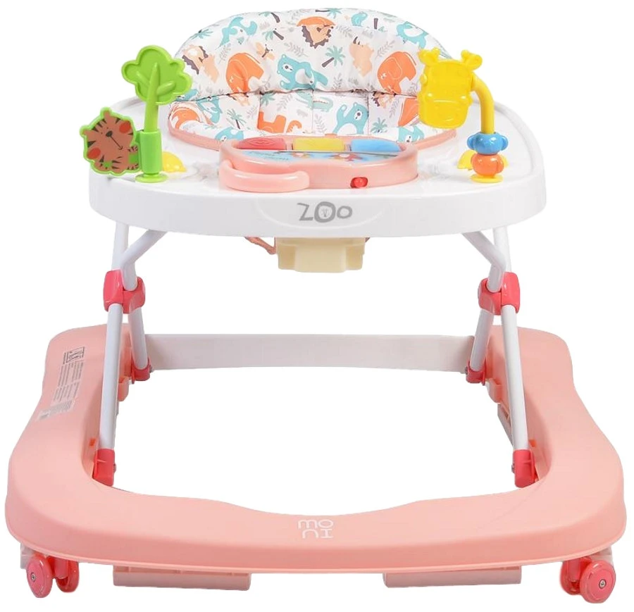 Cangaroo Walker Zoo Pink Loopstoeltje 107480 2 Cangaroo Walker Zoo Pink Loopstoeltje 107480 - Afbeelding 2