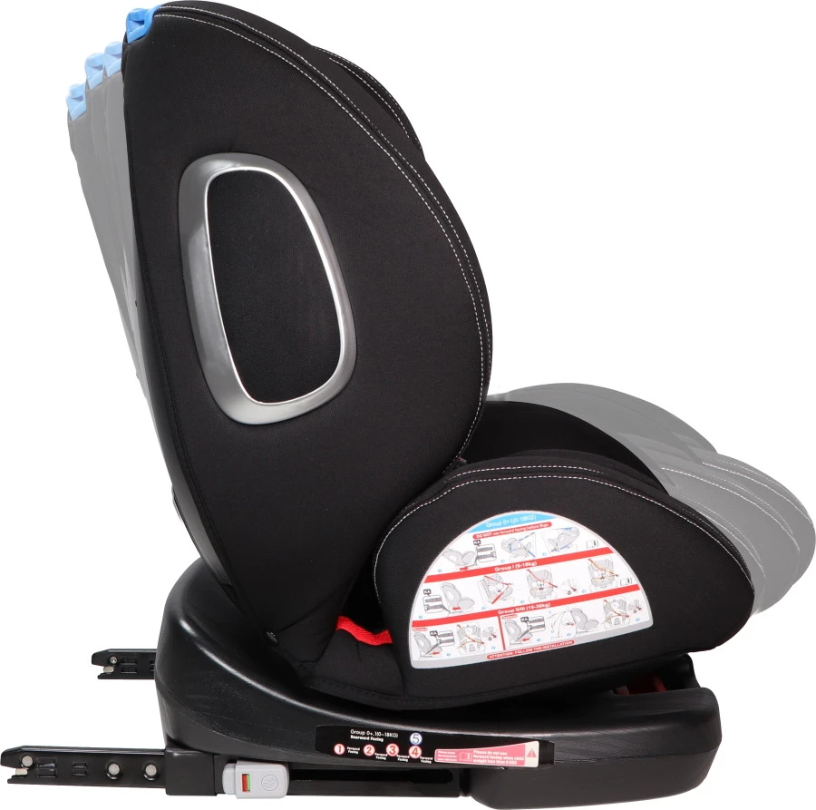 Ding Cruz Black 360° Isofix Autostoel 0-36kg DI-101919 2 Ding Cruz Black 360° Isofix Autostoel 0-36kg DI-101919 - Afbeelding 2