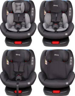 Ding Cruz Dark Grey 360° Isofix Autostoel 0-36kg DI-101920 19 Ding Cruz Dark Grey 360° Isofix Autostoel 0-36kg DI-101920 -Babyproducten di 101920 ding cruz dark grey 4options