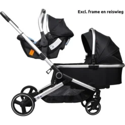 Ding Fenix Black/Black Autostoel 0-13kg 16 Ding Fenix Black/Black Autostoel 0-13kg -Babyproducten ding amigo black silver 0 13kg autostoel di 191708 1 1