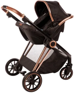 Ding Fenix Black/Rose Autostoel 0-13kg -Babyproducten ding fenix black rose kinderwagen incl. autostoel 2 1 1