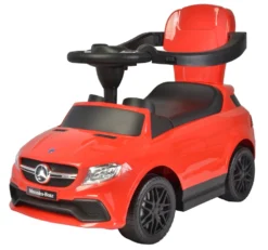 Eco Toys Mercedes Rood 3-in-1 Loopauto 3288 -Babyproducten eco toyrs mercedes loopauto red