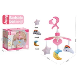 Eco Toys Pink Babymobiel Kinderwagen Speelgoed HC527702 5 Eco Toys Pink Babymobiel Kinderwagen Speelgoed HC527702 -Babyproducten eco toys pink babymobiel 2