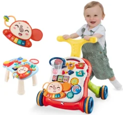 Eco Toys Study Desk Walker Yellow Loopwagen HC505278 8 Eco Toys Study Desk Walker Yellow Loopwagen HC505278 -Babyproducten eco toys study desk walker yellow loopwagen hc505278 3