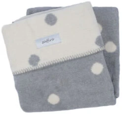 Zaffiro Ecru & Grijs Gestipt 100 X 150 Cm Ledikantdeken 15250