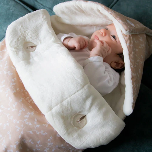 Babyjem Swaddle Zalm Voetenzak 428 9 Babyjem Swaddle Zalm Voetenzak 428 - Afbeelding 9