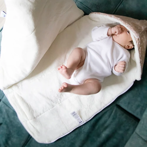 Babyjem Swaddle Zalm Voetenzak 428 3 Babyjem Swaddle Zalm Voetenzak 428 - Afbeelding 3