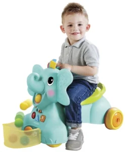 Infantino Sensory Ollie 3-in-1 Olifant Loopwagen BK-217023 -Babyproducten infantino ollie olifant 3 in 1 loopwagen 7