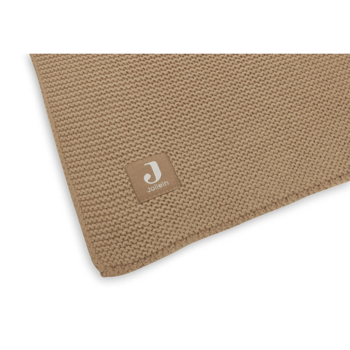 Jollein Basic Knit Biscuit 75 X 100 Cm Wiegdeken 516-511-66072 5 Jollein Basic Knit Biscuit 75 X 100 Cm Wiegdeken 516-511-66072 - Afbeelding 5