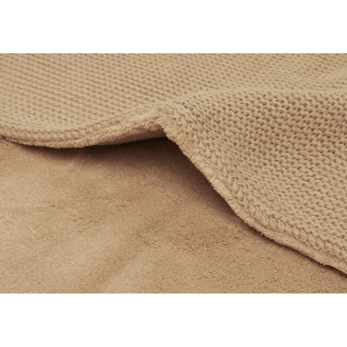 Jollein Basic Knit Biscuit / Fleece 100 X 150 Cm Ledikantdeken 517-522-66072 6 Jollein Basic Knit Biscuit / Fleece 100 X 150 Cm Ledikantdeken 517-522-66072 - Afbeelding 6