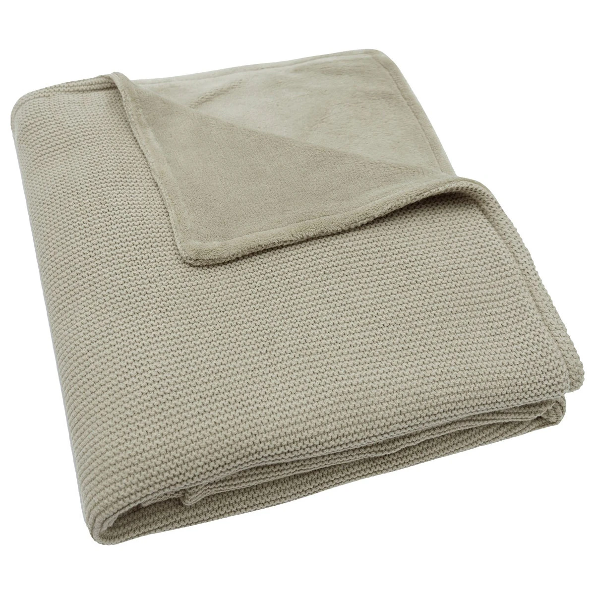 Jollein Basic Knit Olive Green / Fleece 100 X 150 Cm Ledikantdeken 517-522-67054 1 Jollein Basic Knit Olive Green / Fleece 100 X 150 Cm Ledikantdeken 517-522-67054