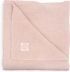 Jollein Basic Knit Pale Pink 100 X 150 Cm Ledikantdeken 516-522-65310
