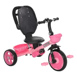 Lorelli Revel Pink Grunge Driewieler 1005063-0002 -Babyproducten lorelli revel pink grunge driewieler 1