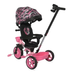 Lorelli Revel Pink Grunge Driewieler 1005063-0002 -Babyproducten lorelli revel pink grunge driewieler 8