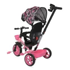 Lorelli Revel Pink Grunge Driewieler 1005063-0002 -Babyproducten lorelli revel pink grunge driewieler 9