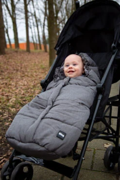 Ding Black Deluxe Universele Buggy/Wandelwagen Voetenzak DI-252424 -Babyproducten mamaloes ding voetenzak deluxe 04 1