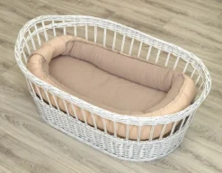 MamaLoes Amy Ajour Nougat Omkeerbaar XXL Babynest 85391 -Babyproducten mamaloes amy ajour nougat omkeerbaar xxl babynest 85391