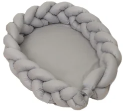 MamaLoes Amy Pure Grijs 2-in-1 Babynest En Braided Bedbumper 80661 12 MamaLoes Amy Pure Grijs 2-in-1 Babynest En Braided Bedbumper 80661 -Babyproducten mamaloes amy pure grijs 2 in 1 babynest en braided bedbumper 80661