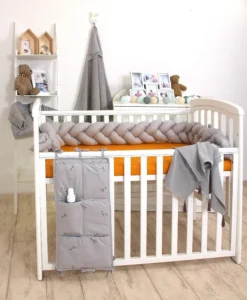 MamaLoes Amy Pure Grijs 2-in-1 Babynest En Braided Bedbumper 80661 18 MamaLoes Amy Pure Grijs 2-in-1 Babynest En Braided Bedbumper 80661 -Babyproducten mamaloes amy pure grijs 2 in 1 babynest en braided bedbumper 80661 1 1